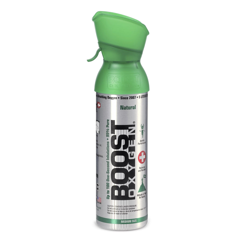 Natural Portable 5 Liter Pure Oxygen Canister, Flavorless (2 Pack) A926502