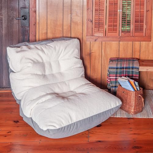 Dorm Bean Bag Chair with Drink Holder and Pocket, 3 feet R2503