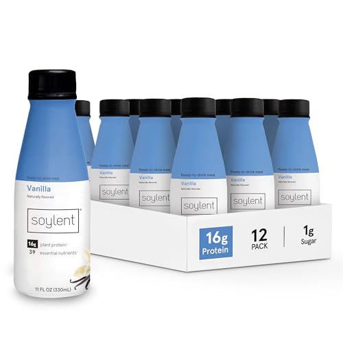 Gingerbread Meal Replacement Shake, Plant Based Protein Drink, 11oz (12 Pack) B2352