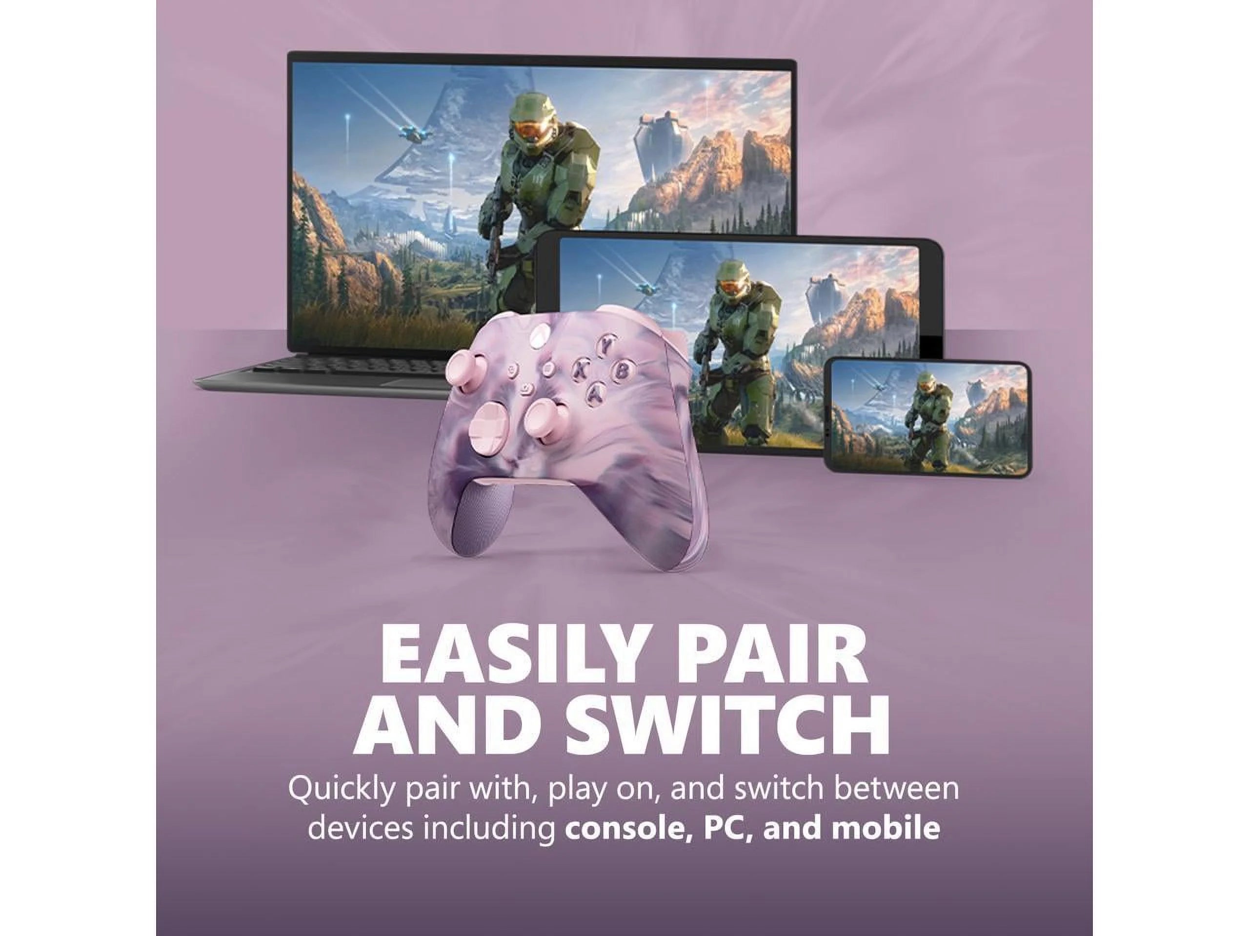 Wireless Controller with Bluetooth, Hybrid D-Pad, Textured Grip A166