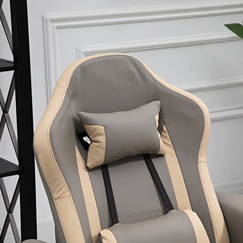 Manual Recliner Armchair PU Leather with Adjustable Leg Rest A176594