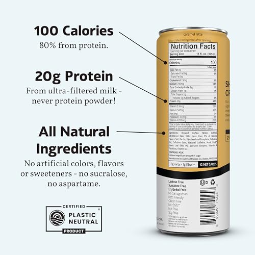 High Protein Milk Shake Dark Chocolate Lactose Free 11 fl oz B183540