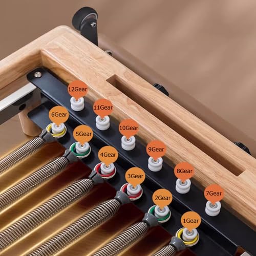 Foldable Pilates Reformer for Home Gym Strength Training S737503