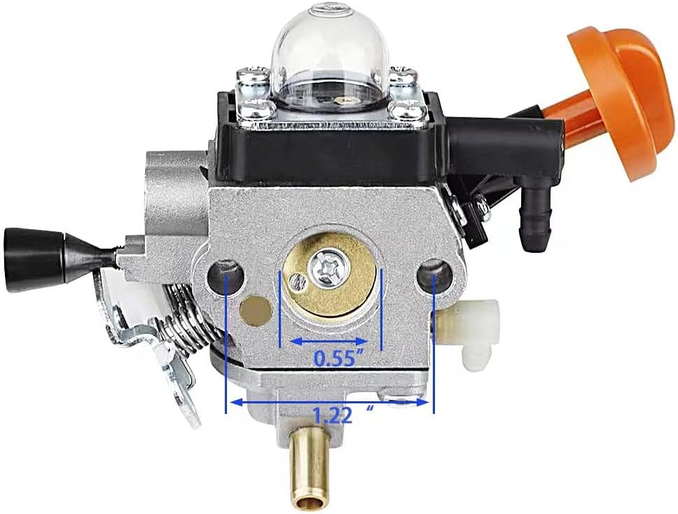 Carburetor with Air Filter Kit for Trimmer Brushcutter O93316