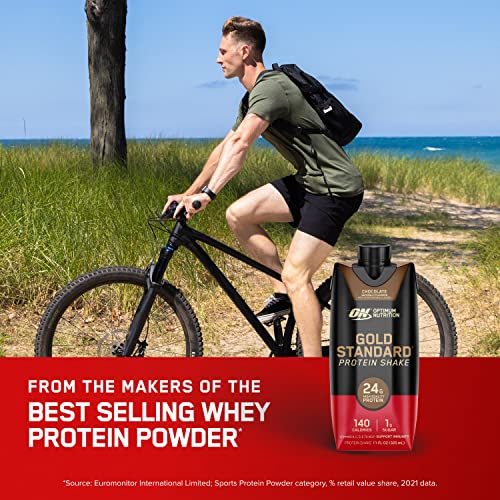 Protein Shake, 24g Protein, Chocolate, 11 Fl Oz, 12 Count N68150