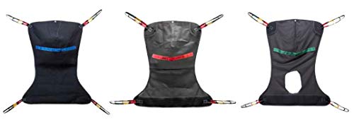Patient Lift Full Body Sling, Mesh Fabric, Medium, 450 lbs D17760