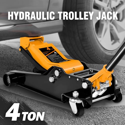 Floor Jack 3 Ton Capacity, Low Profile Heavy Duty Hydraulic Car Jack, Lifting Range 3"-20" O821