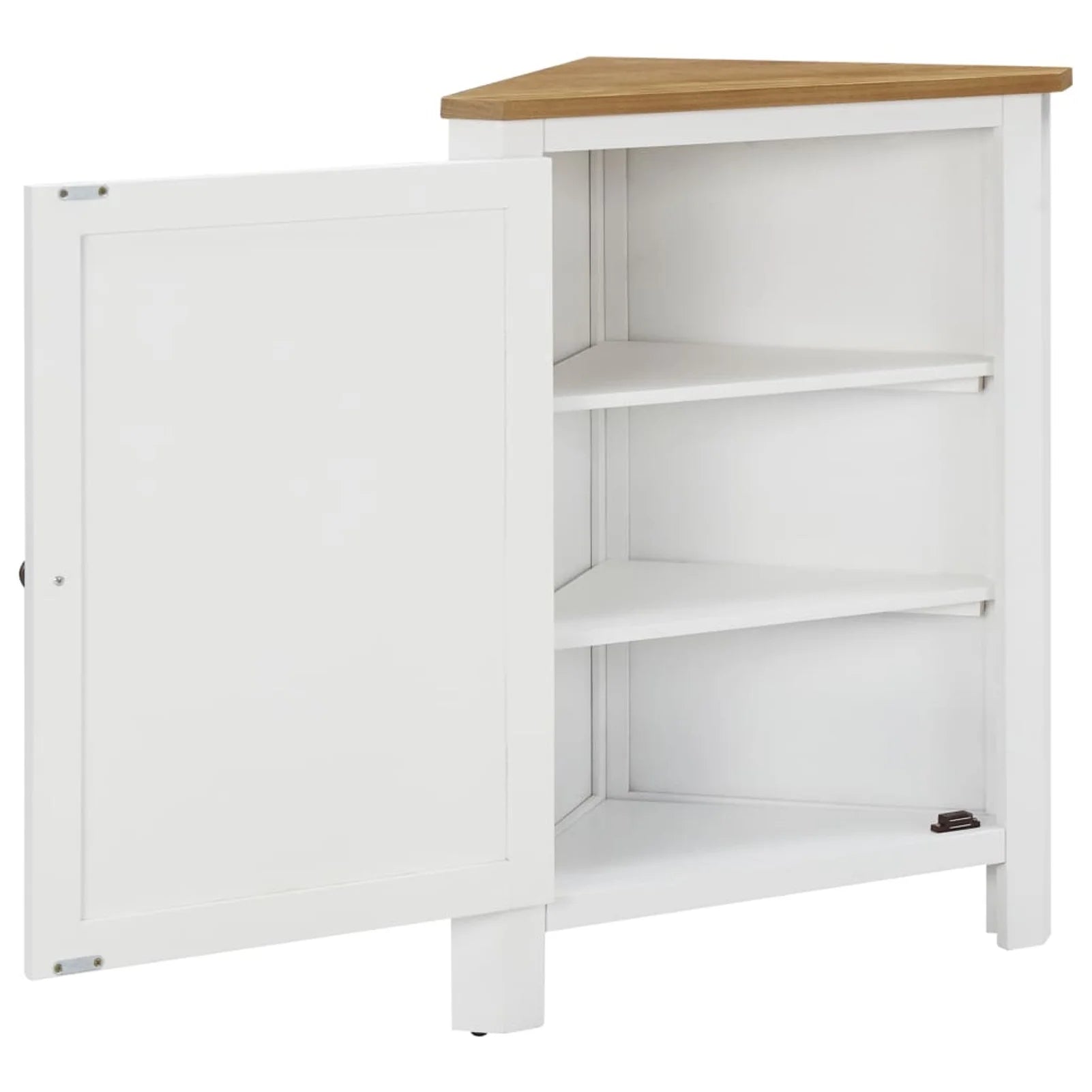 Corner Cabinet Solid Oak Wood U4752