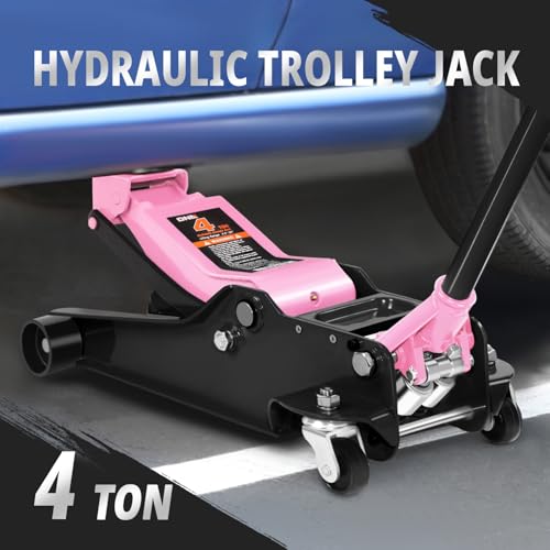 Floor Jack 3 Ton Capacity, Low Profile Heavy Duty Hydraulic Car Jack, Lifting Range 3"-20" O821