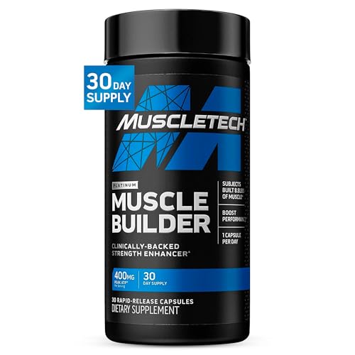 Nitric Oxide Supplement for Muscle Gain & Performance, 30 Capsules T89709