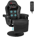 Massage Gaming Chair with Adjustable Backrest and Footrest G669073