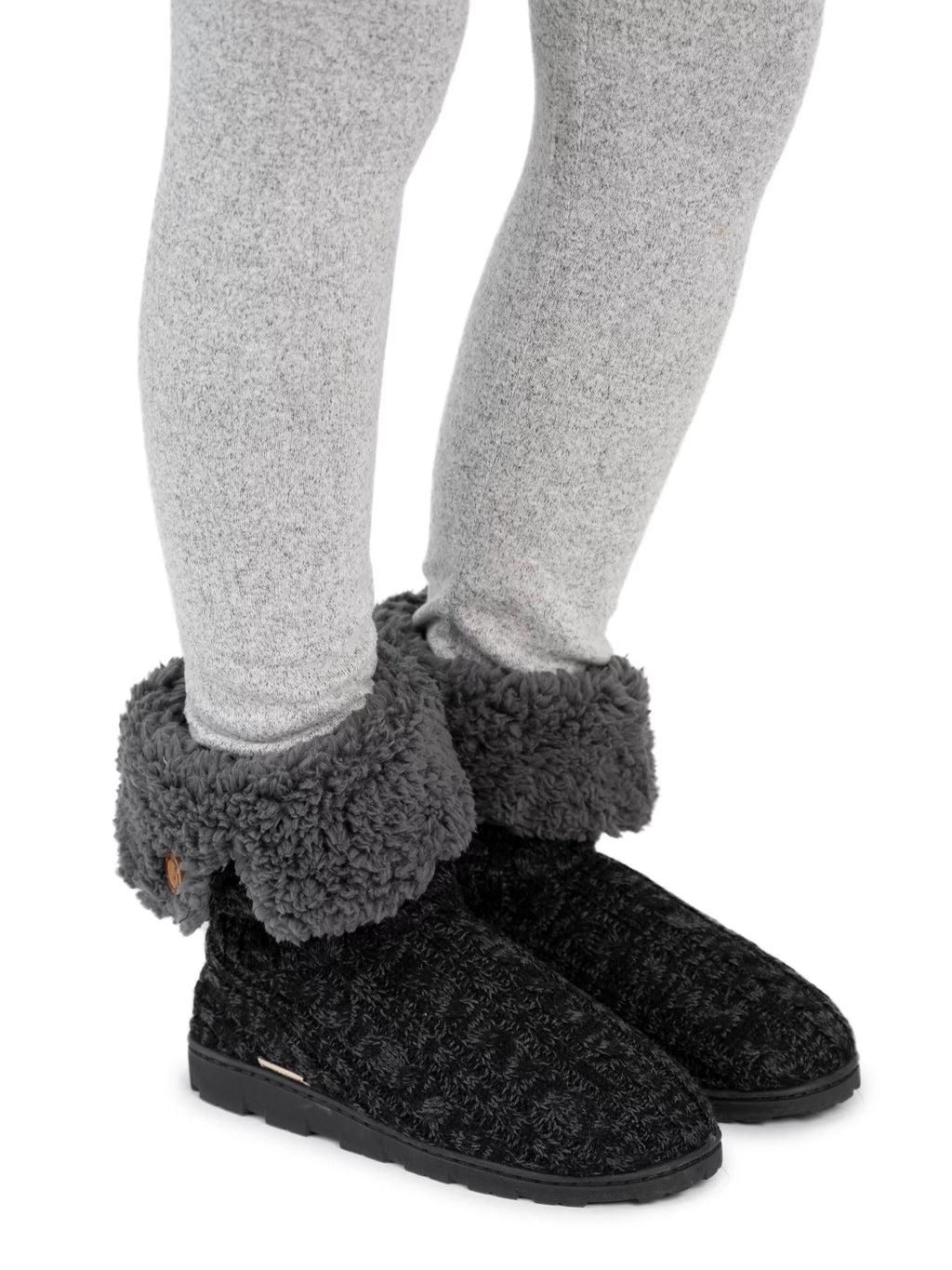 Women's Tall Knit Foldover Slipper Boot R929764