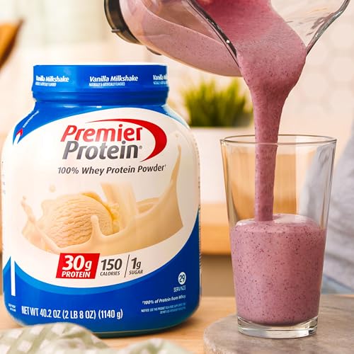 Vanilla Milkshake Protein Powder, 30g Protein, 1g Sugar, 17 Servings W26910