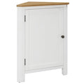 Corner Cabinet 23.2"x17.7"x31.5" Solid Oak Wood