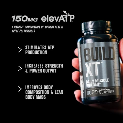 Daily Muscle Builder Supplement for Strength & Growth - 60 Veggie Pills U9496