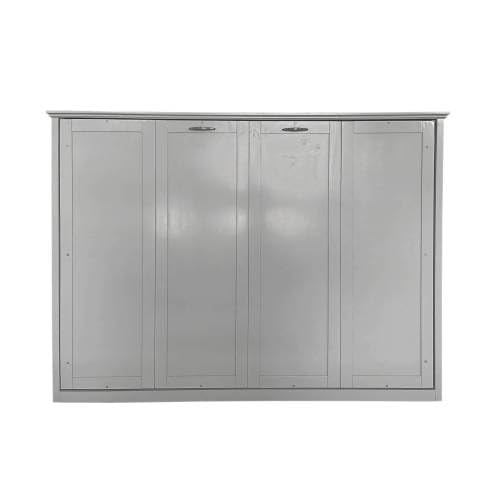 Queen Size Murphy Bed Wall Bed Frame Folding Cabinet Design L988