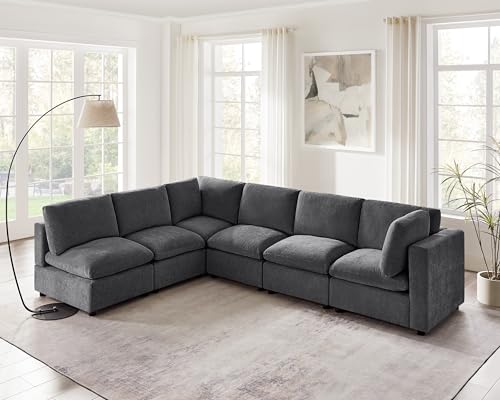 Modular Sectional Sofa with Ottoman for Small Apartments G42700