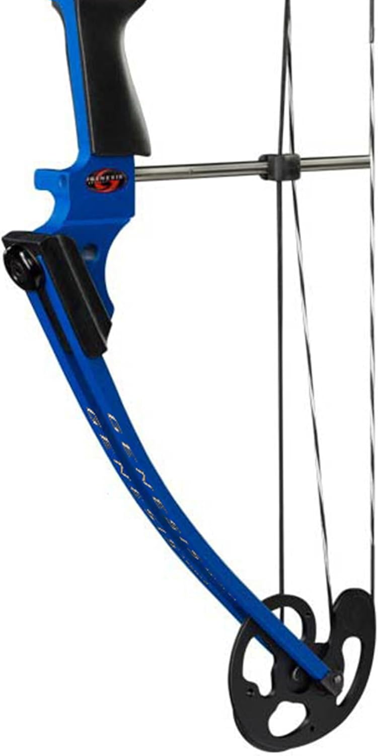 Compound Bow, Adjustable Draw Length 15-30", Draw Weight 10-20 lbs, Right-Handed, Blue (2 Pack) P3555