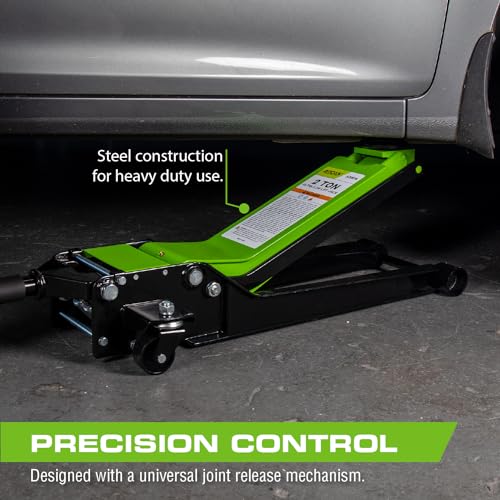3-Ton Quick Rise Aluminum Floor Jack with Dual Pump Pistons P546655