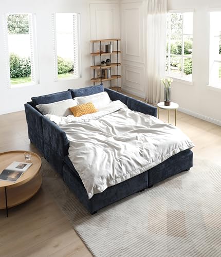 Modular Sectional Sofa with Ottoman, U-Shaped Lounge Couch H930