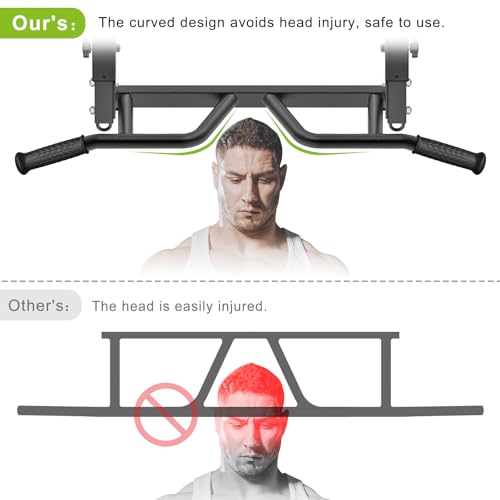 Adjustable Joist Mounted Pull Up Bar with Multi-Angle Grip G4778