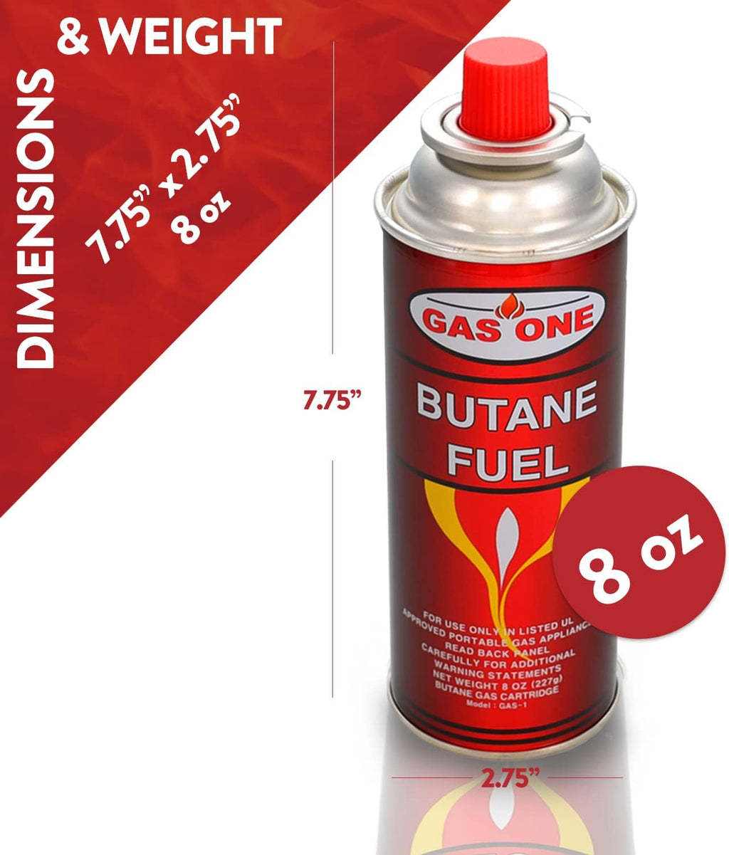 Butane Fuel Canister, 4 Pack E56975