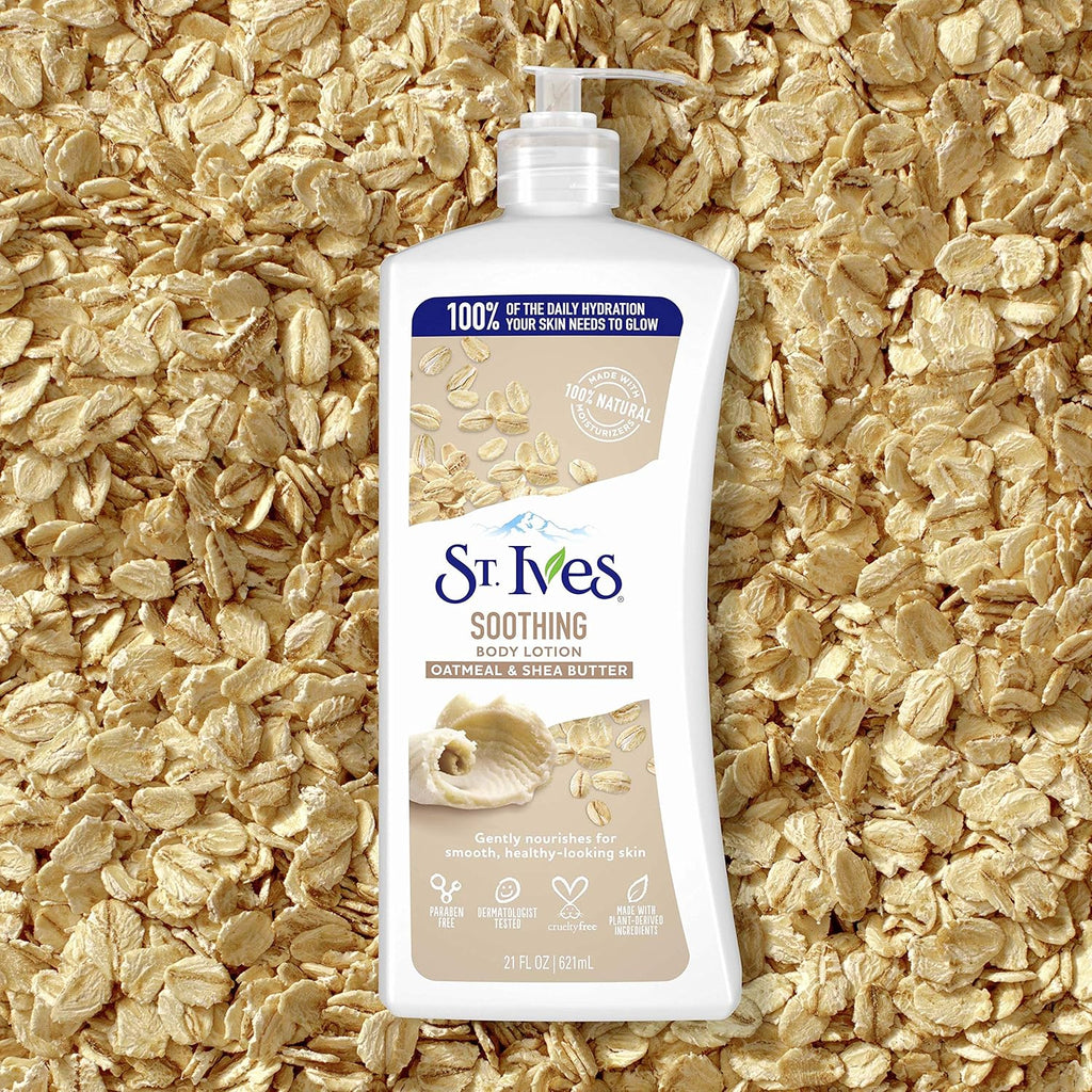 Soothing Hand & Body Lotion for Dry Skin with Oatmeal & Shea Butter, 21 oz I4855