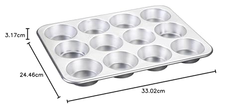 12 Cavity Muffin Pan with High-Domed Lid L526465