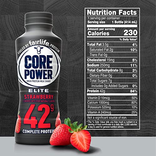 Chocolate High Protein Milk Shake, 14 fl oz, Pack of 6 E723007