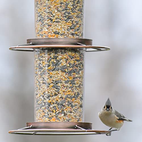 Copper Panorama Bird Feeder, 1 Tier J5683