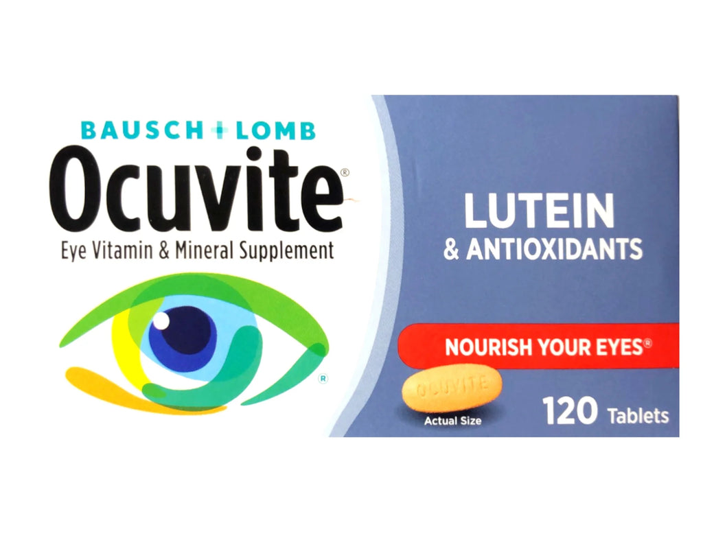Vitamin & Mineral Supplement Tablets with Lutein, 120 Count (Pack of 2) X940