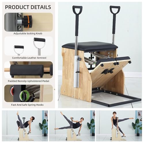 Pilates Chair with Handles for Home and Studio Use R5456