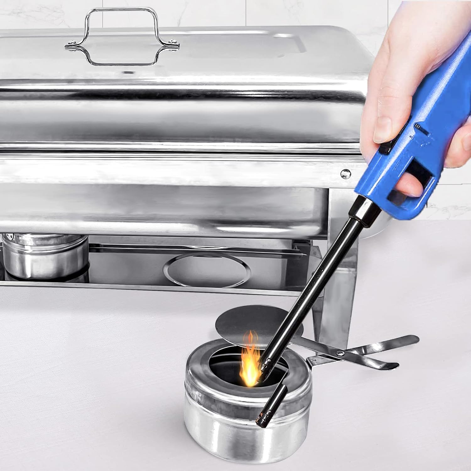 Chafing Dish Buffet Set 4 Pack 8QT Half Size Food Warmer Chafer with Water Pan W2468
