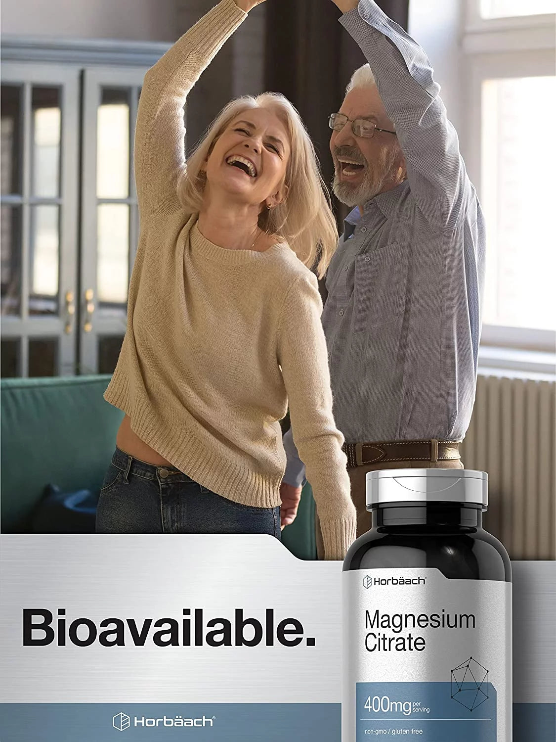 Magnesium Citrate 400mg Caplets, Vegetarian Formula T34788