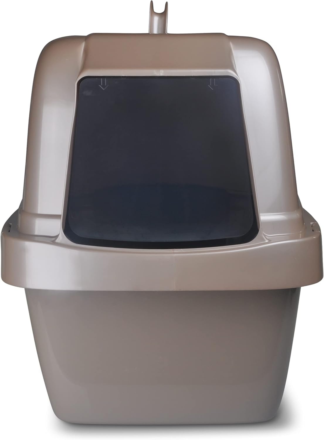Enclosed Sifting Cat Pan with Odor Control Door, Large, Beige A134447