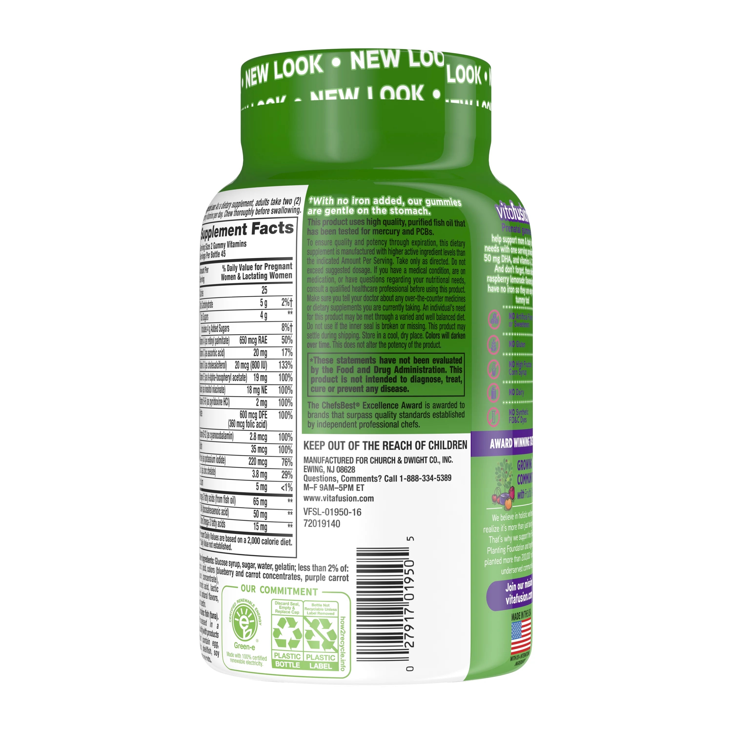 Prenatal Gummy Chews, 90 Count (Pack of 3) N91805