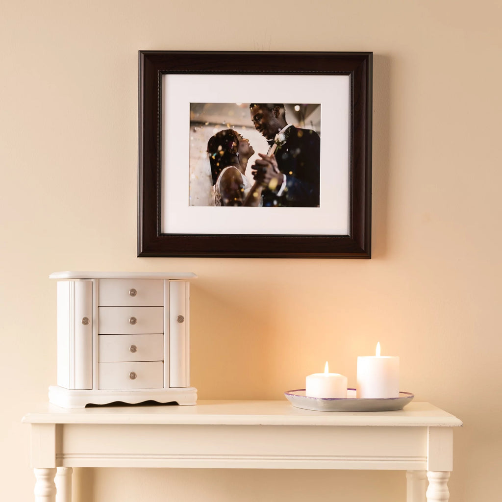 20x30 Inch Mahogany Picture Frame with Plexi Glass H542