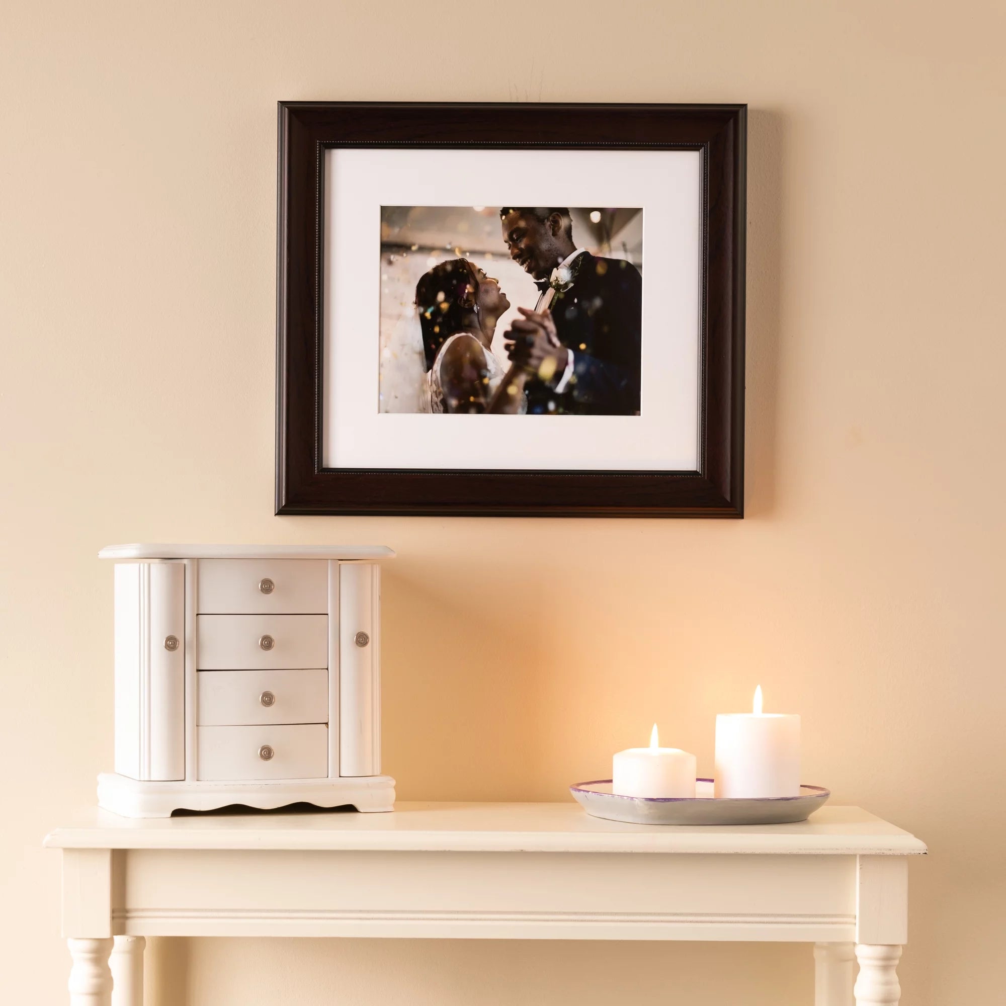 20x30 Inch Mahogany Picture Frame with Plexi Glass H542