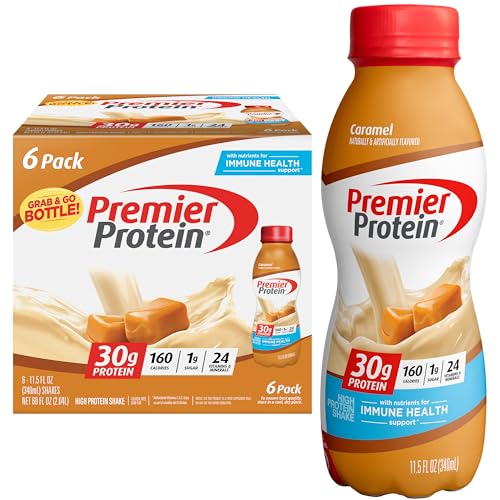 Café Latte Protein Shake, 30g Protein, 1g Sugar, 11.5 fl oz, 12 Pack W5537