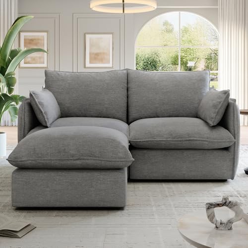 Modular Sectional Sofa, Waterproof Down Filled, Dark Gray C7587
