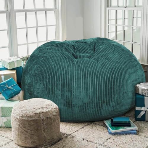 Faux Fur Bean Bag Chair for Adults with Filling Q65946