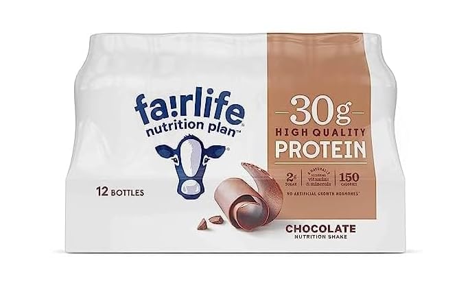 High Protein Chocolate Shake 30g, Gelatin Free, 11.5 fl oz, 12 Pack M289
