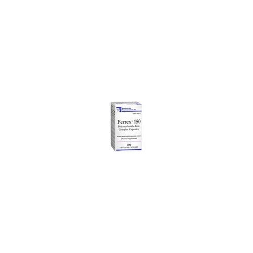 Polysaccharide Iron Complex Capsules, 100 Count (Pack of 2) O712