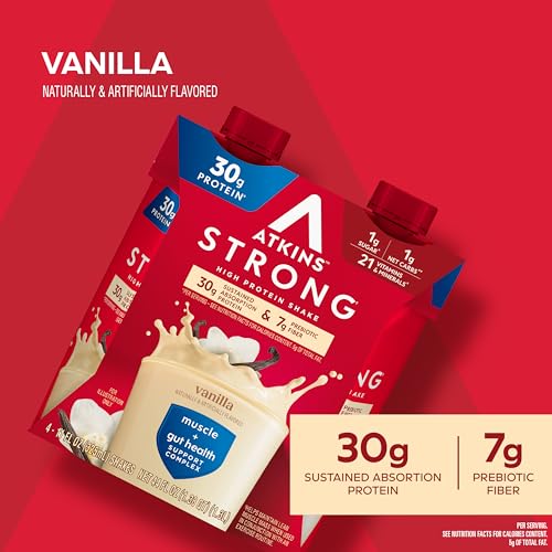 High Protein Shake, Milk Chocolate, 30g Protein, Low Carb, 12 Count Q549982