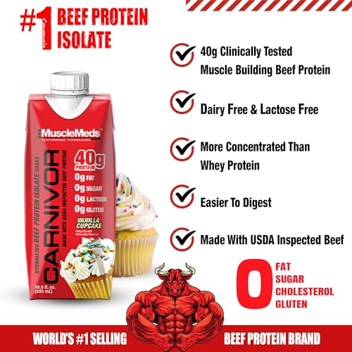 Ready to Drink Protein, Lactose Free, 40g Isolate, Chocolate 16.9 Fl Oz (Pack of 12) B9617