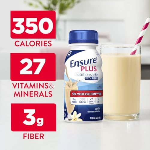 Milk Chocolate Nutrition Shake with Fiber, Meal Replacement, 8 fl oz, 24 Pack V4255
