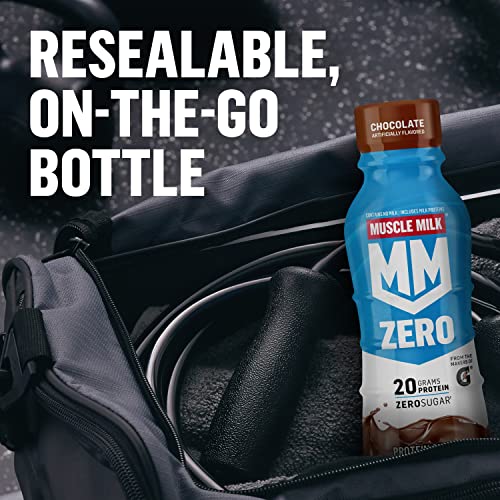Chocolate Protein Shake, Zero Sugar, 100 Calories, 11.16 Fl Oz (Pack of 12) T369