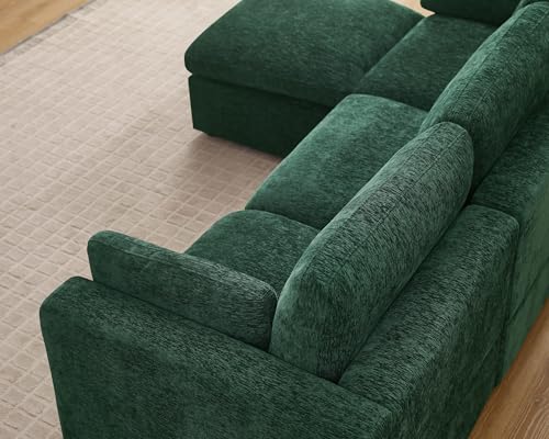 Modular Sectional Sofa with Ottoman for Small Apartments G42700