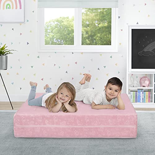Convertible Sofa & Play Set for Kids and Toddlers with 2 Ottomans, Grey J8536