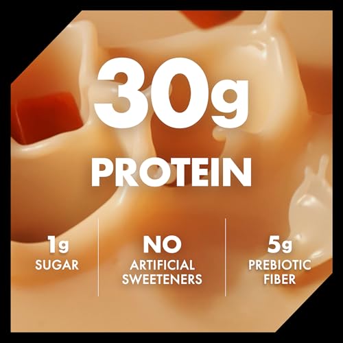 Protein Shake, Salted Caramel, 30g Protein, Ready to Drink, 12 fl oz, 12 Count R631